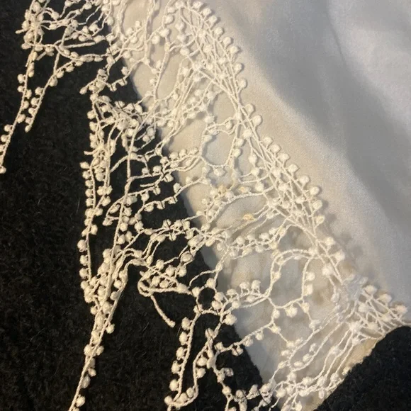 Calvin Klein 205W39NYC Black Vest w Lace Detail- Stunning- NWT! $990 original - Picture 4 of 11